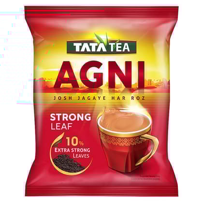 Tata Tea Agni, Strong Chai With 10% Extra Strong Leaves, Black Tea, 500G
