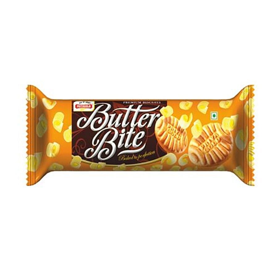 Priyagold Premium Butter Bite Biscuits, 250 G Pouch