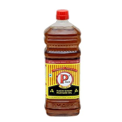P Mark Kacchi Ghani - Mustard Oil, 1 L