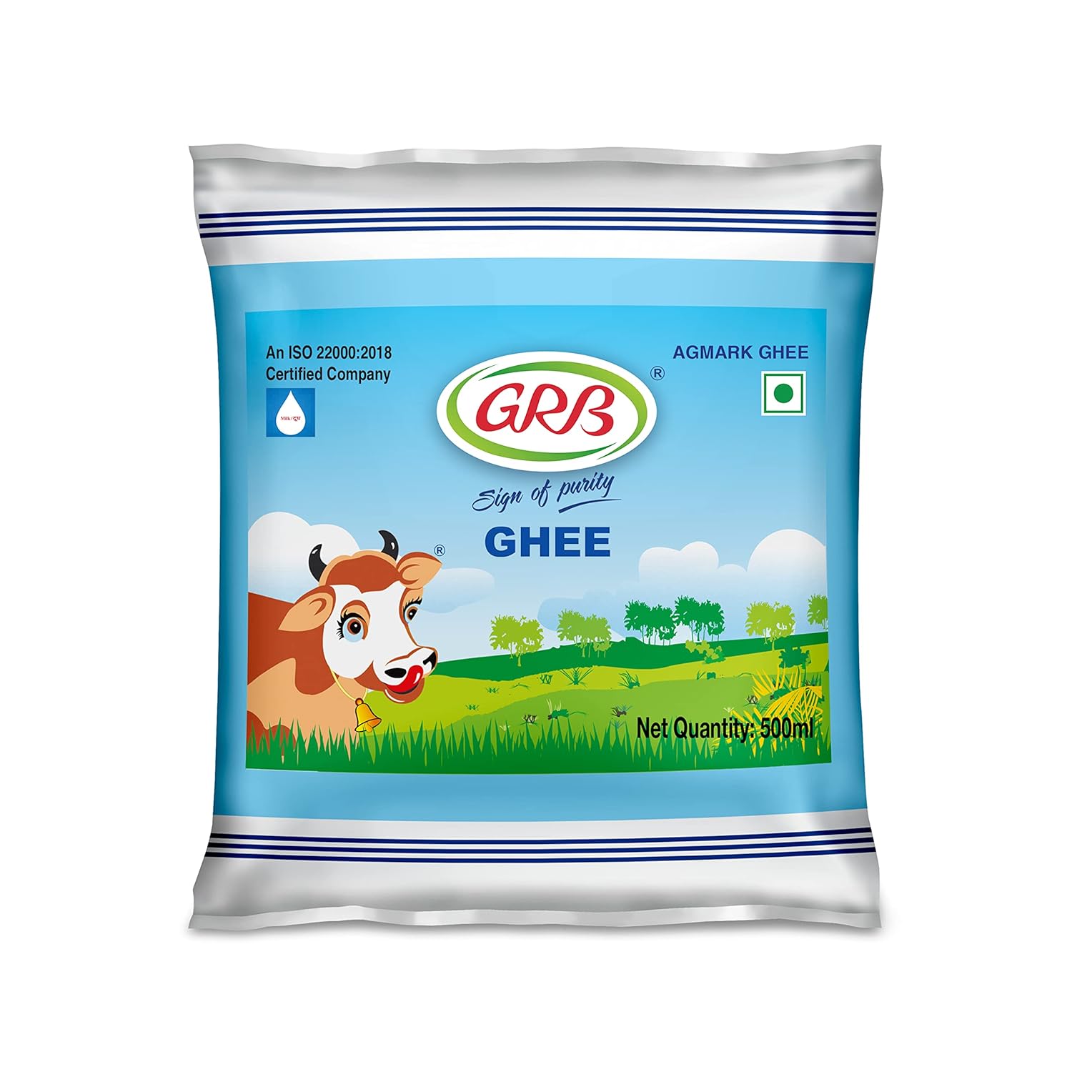 GRB Ghee Pillow Pouch, 500ml