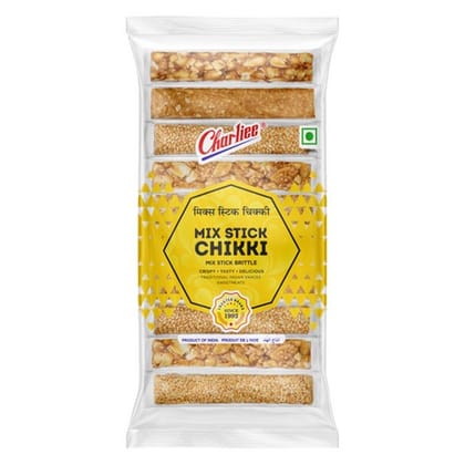Charliee Mix Stick Chikki, 200 gm