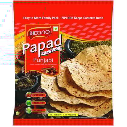 Bikano Punjabi Papad, 200 gm