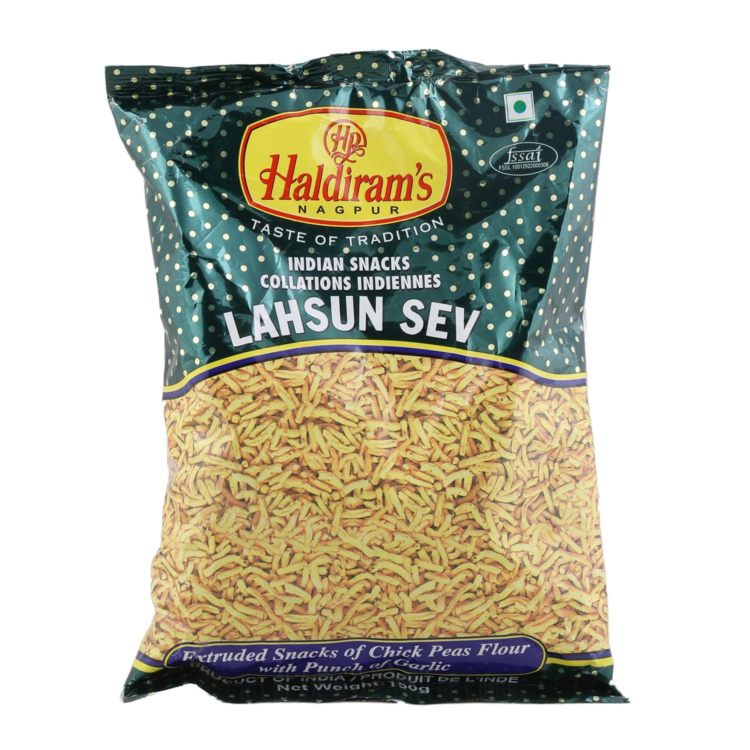 Haldiram's -Namkeen Lahsun Sev, 150g Pouch