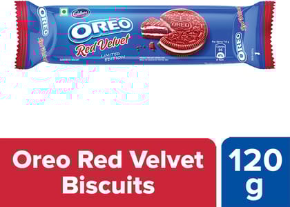 Cadbury Oreo Red Velvet Cream Sandwich (120 G)