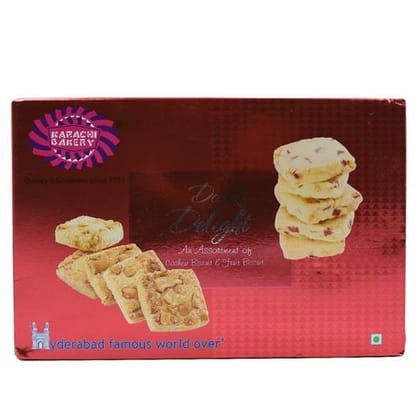 Karachi Bakery Double Delight Cashew & Fruit Biscuit, 400 G