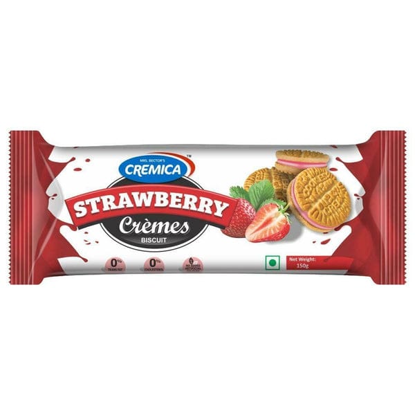 Cremica Cream Biscuit - Premium Strawberry, 50 gm