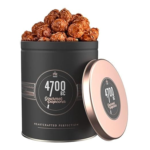 4700Bc Gourmet Popcorn, Belgian Choco Caramel, Tin, 125G