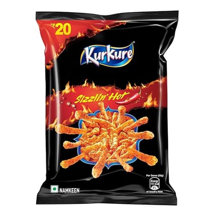 Kurkure Sizzlin'Hot, 78 gm