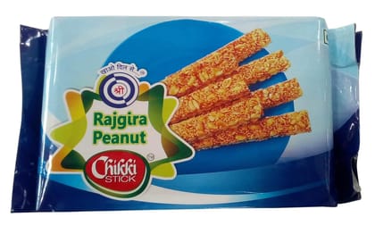 Shree Chikki Stick - Rajgira Peanut, 200g Pack