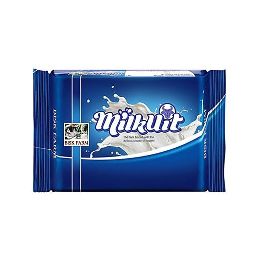 Bisk Farm Milkuit - The Milk Biscuit With The Delicious Taste Of Health, 200 G Pouch