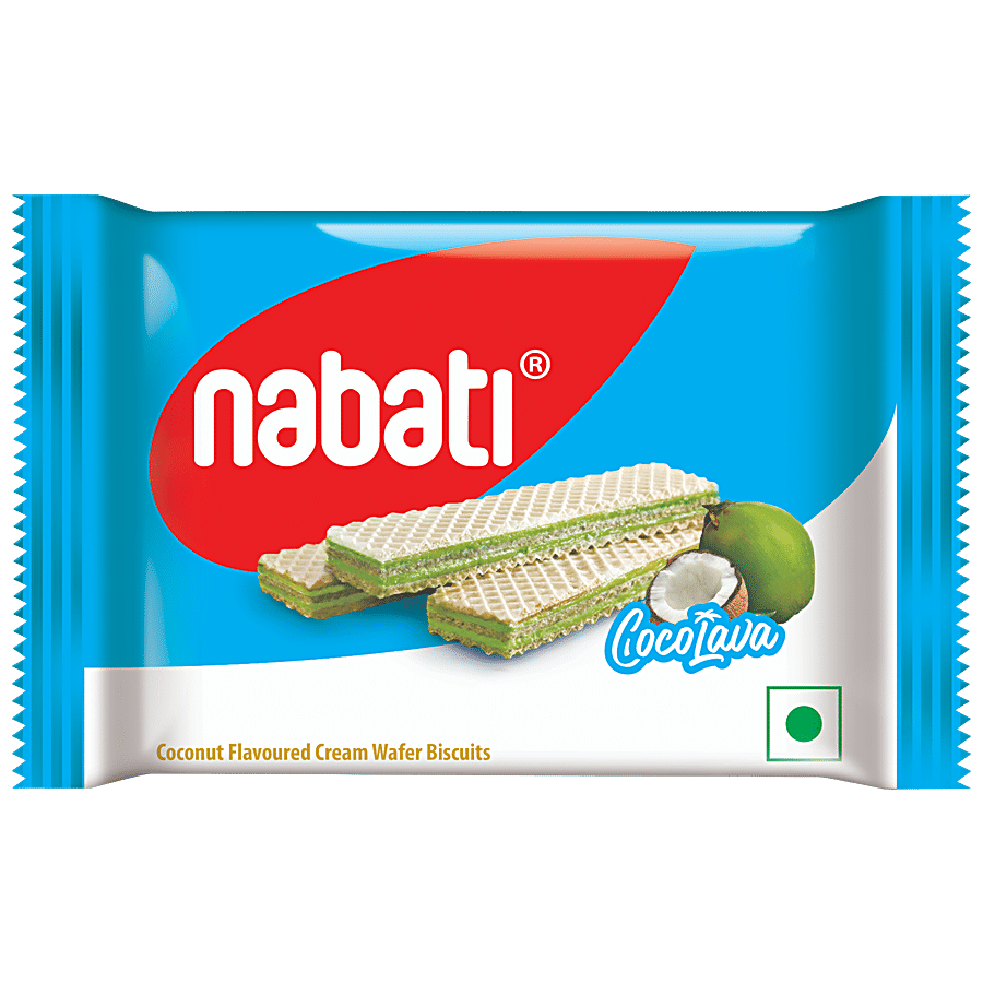 Nabati Cocolava - Coconut Flavoured Cream Wafer Biscuits, 35 G