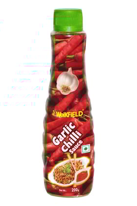 Weikfield Sauce - Garlic Chilli, 200g Bottle, 200