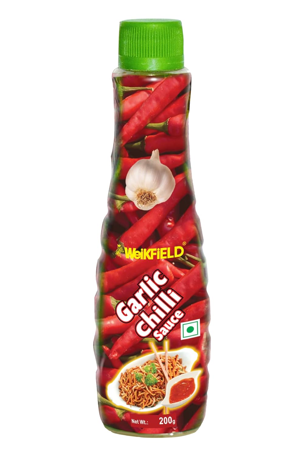 Weikfield Sauce - Garlic Chilli, 200g Bottle, 200
