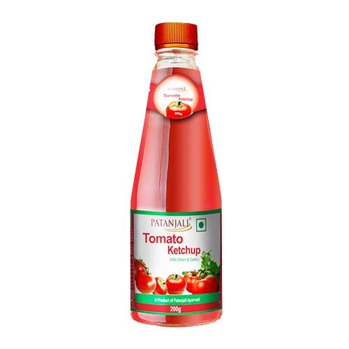 Patanjali Tomato Ketchup With Onion And Garlic, 200G