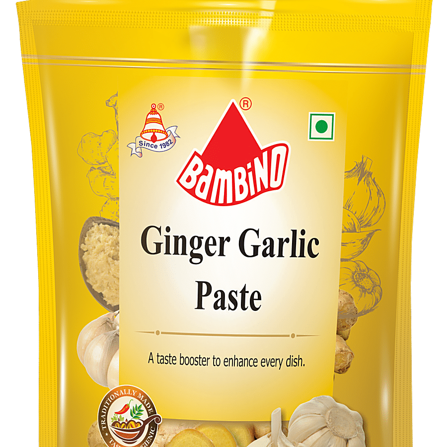 Bambino Ginger Garlic Paste - Condiment For Taste & Marination, 200 G