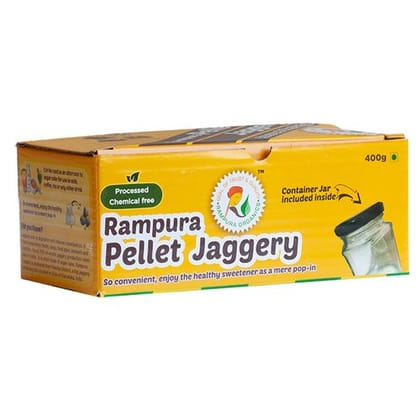 Rampura Jaggery/Bella - Pellet, 400 G