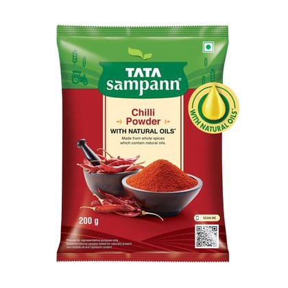 Tata Sampann Chilli Powder/Menasina Pudi, 200 gm