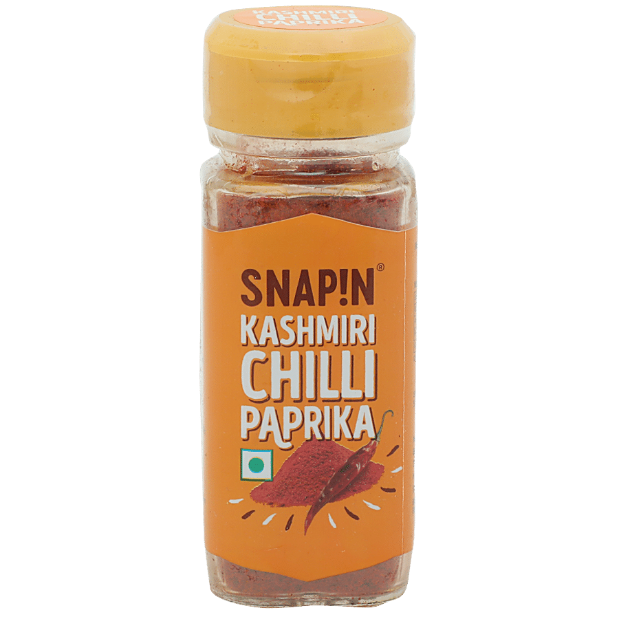 SNAPIN Spice - Kashmiri Chilli Paprika, 40 g Bottle