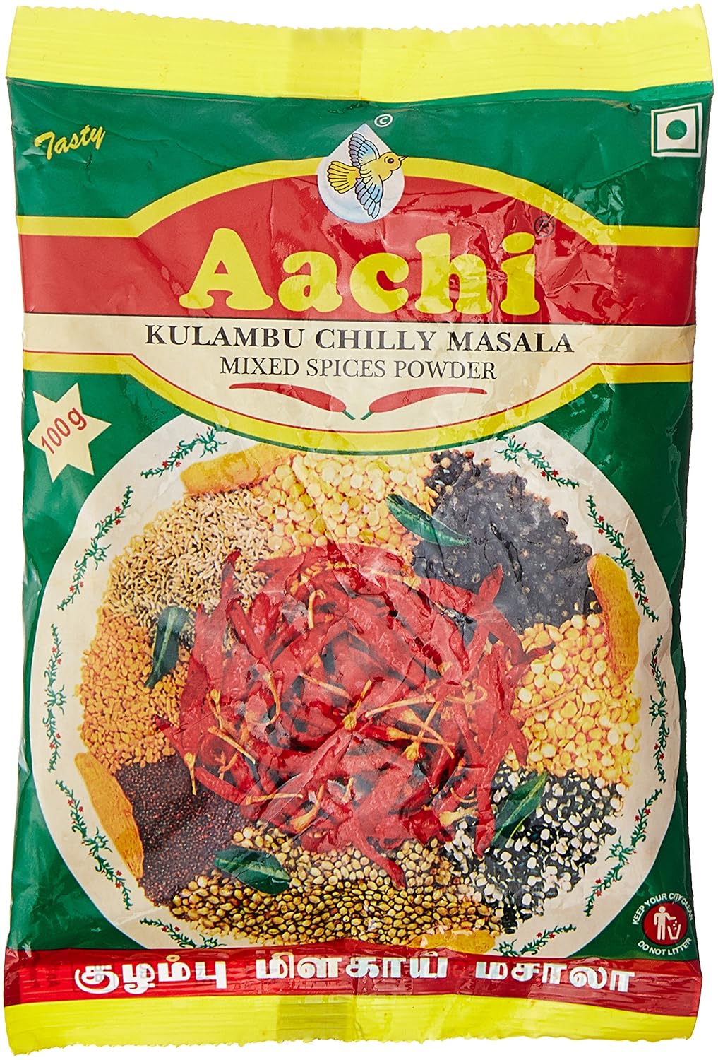 Aachi Kulambu Chilli Powder, 100g