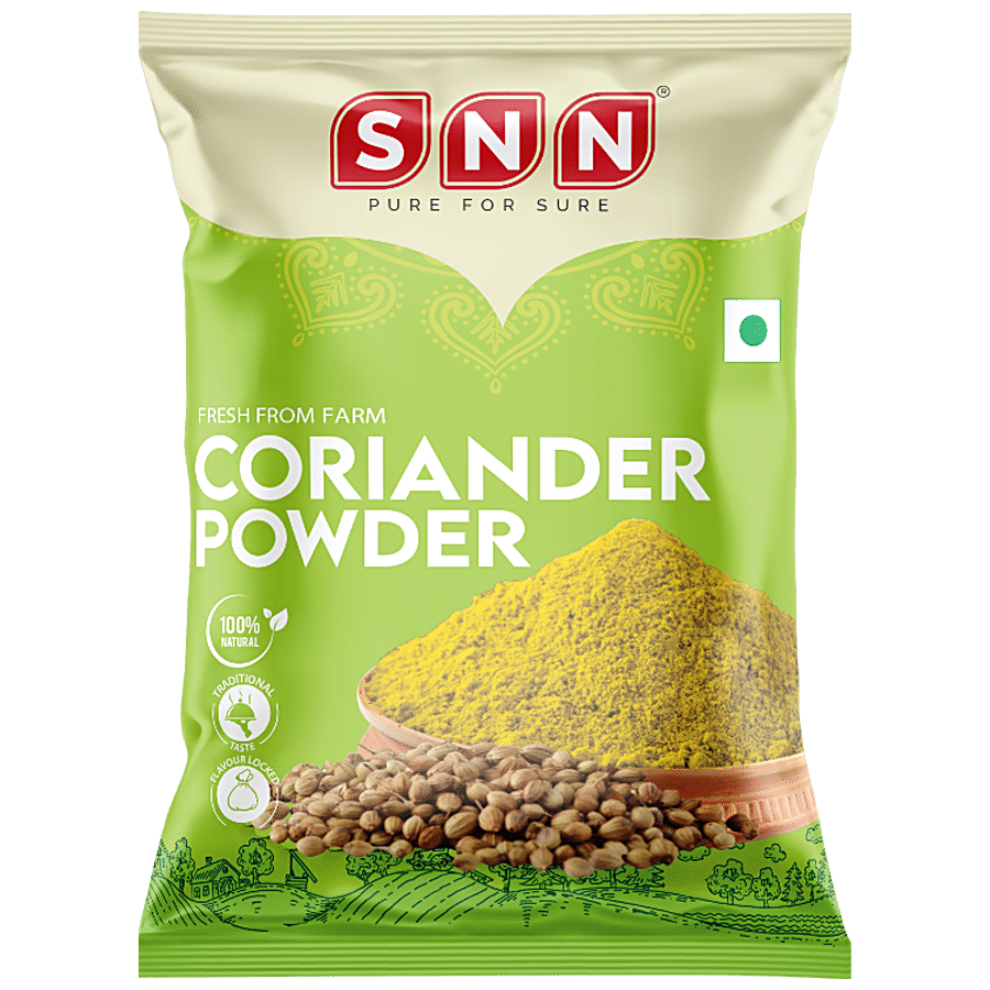 Snn Coriander Powder - Flavourful & Rich Aroma, Fresh From Farm, 100 G Pouch