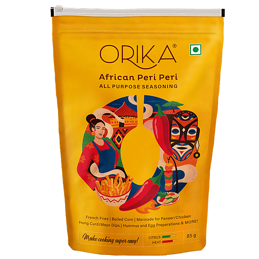 Orika Peri Peri Seasoning, 85 G Standy Pouch