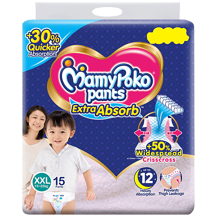 Mamypoko Pants Extra Absorb Xxl, 15 Pcs