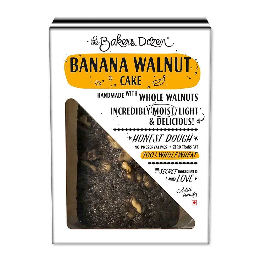 The Baker's Dozen Banana Walnut Cake, 150 G