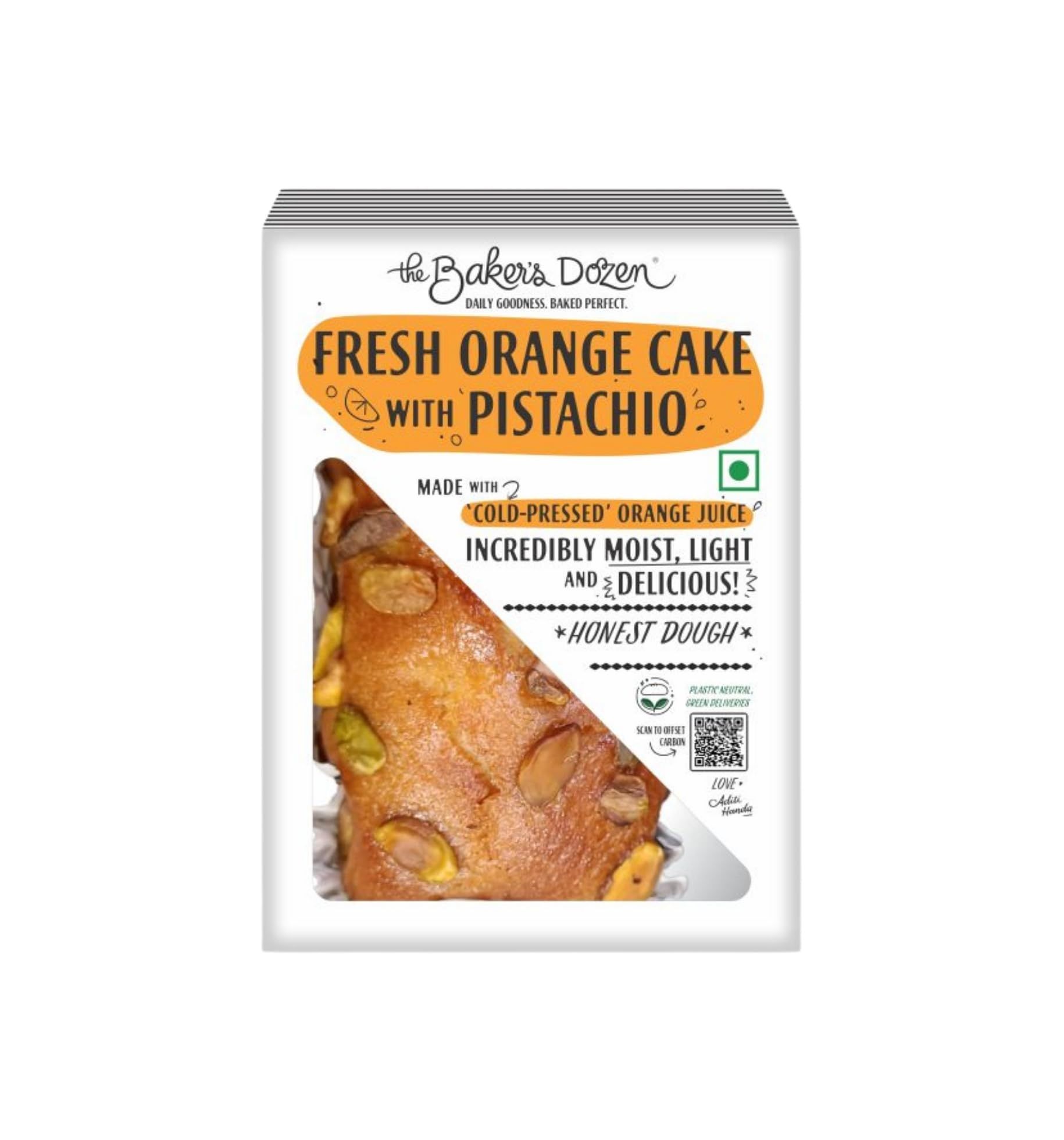 The Baker's Dozen Fresh Orange Cake Bag, 150 G