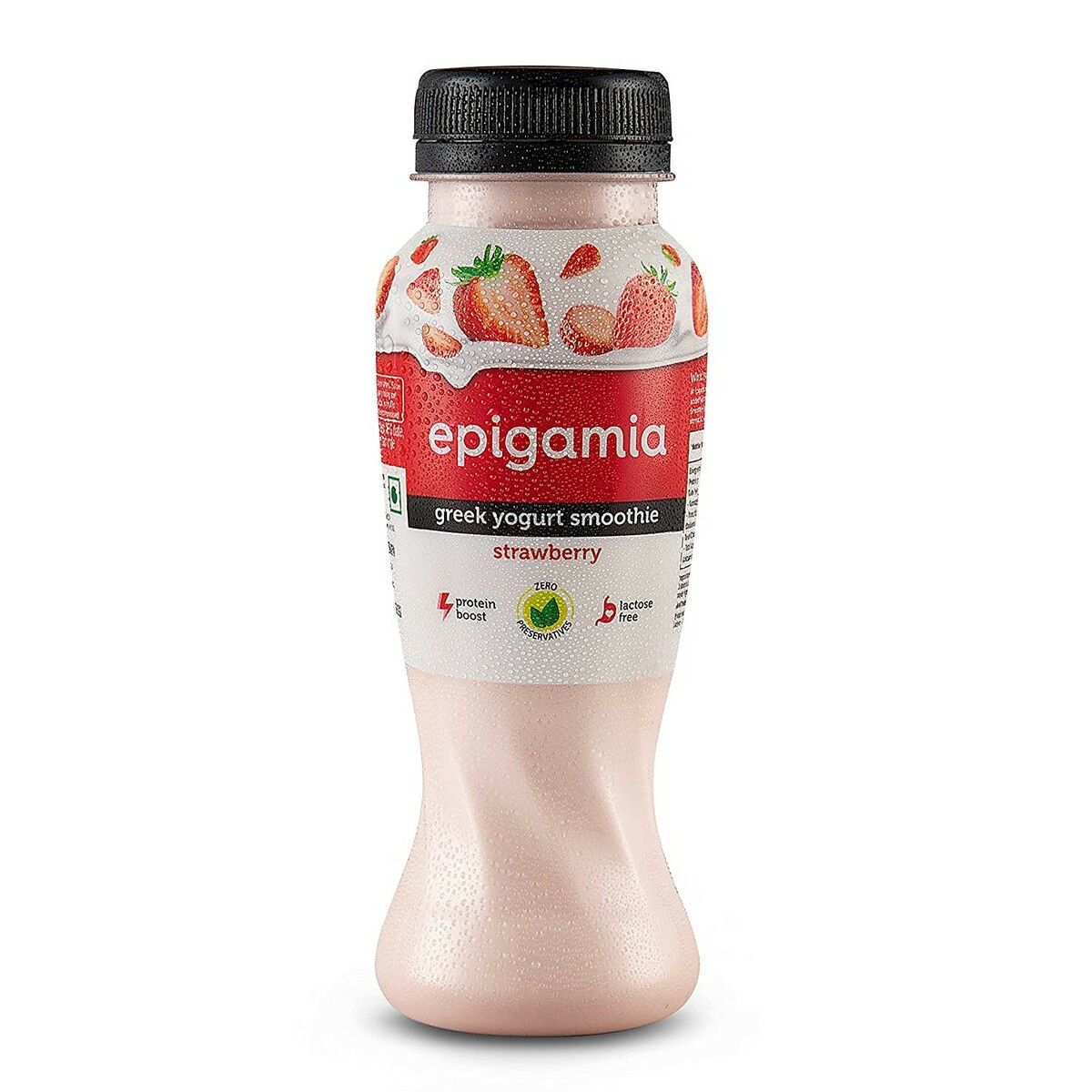 Epigamia No Added Sugar Smoothie Strawberry 200Ml