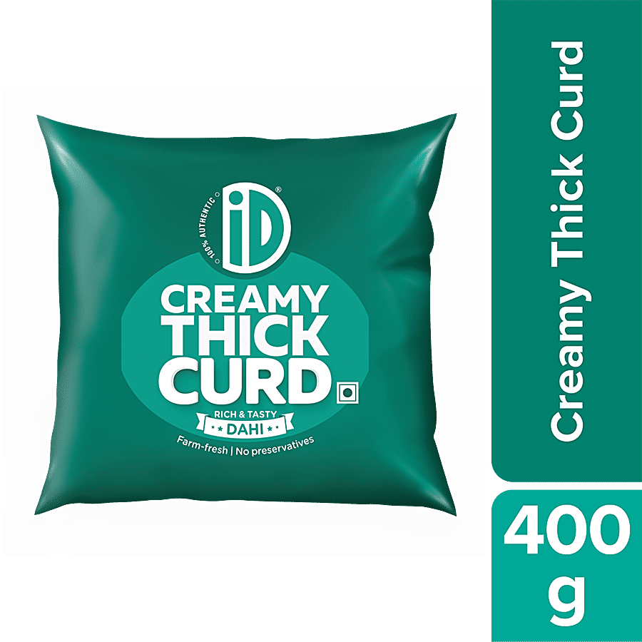 Id Creamy Thick Curd, 400 G Pouch