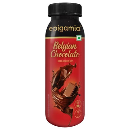Epigamia Belgian Chocolate Milkshake, 180 Ml
