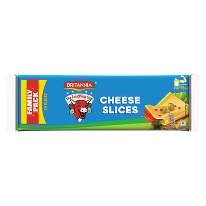 Britannia The Laughing Cow Cheese Slices, 663G (Pack Of 39), Pale White