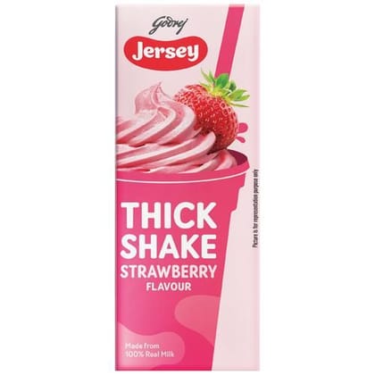 Jersey Thick Shake, Strawberry, 180 Ml
