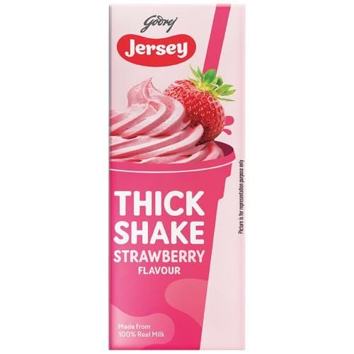 Jersey Thick Shake, Strawberry, 180 Ml