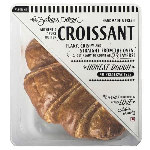 The Baker's Dozen Croissant, 100% Butter, 70 G