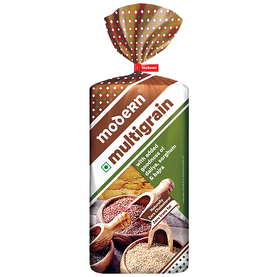 Modern Multigrain Bread, With Added Daliya, Sorghum & Bajra, 0% Trans Fat, 400 G