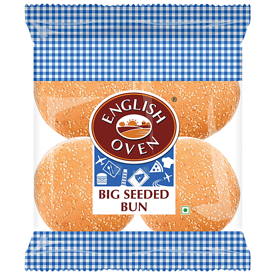 English Oven Bun, Big Seeded, 300 G Pouch
