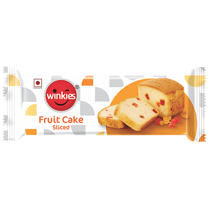 Winkies Fruit Cake Sliced, Fluffy, Soft, Rich In Taste, 120 G