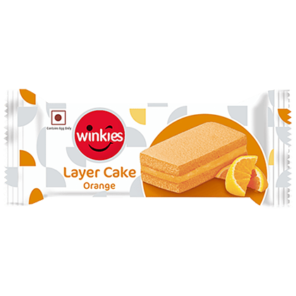 Winkies Layer Cake, Orange, 15 G
