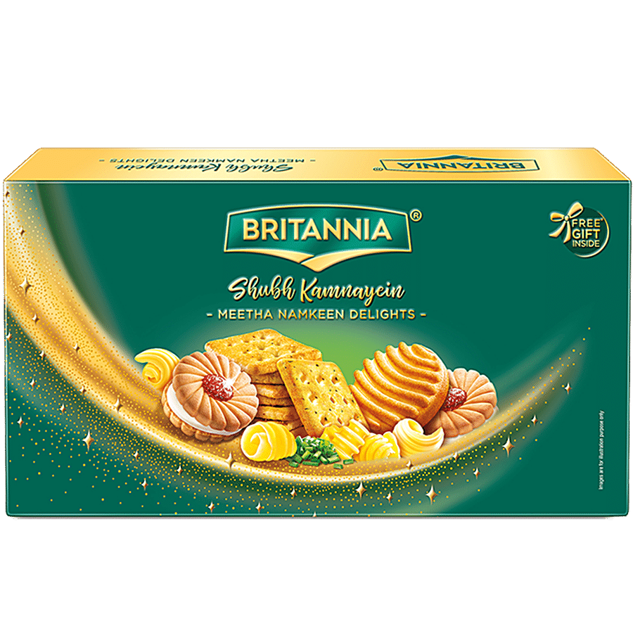 Britannia Shubh Kamnayein - Meetha Namkeen Delights, 400 g Carton