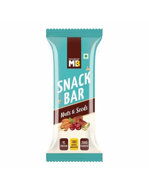 MuscleBlaze Snack Bar Nuts And Seeds