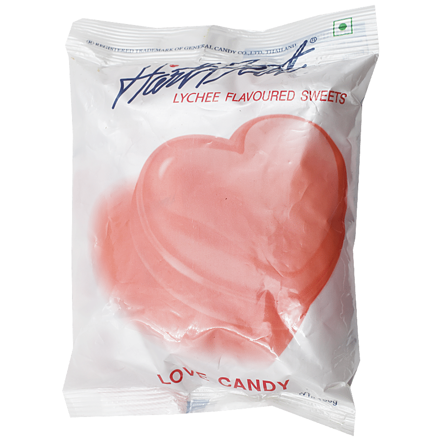 Hart Beat Sweets Love Candy - Lychee Flavoured, 150 G Pouch