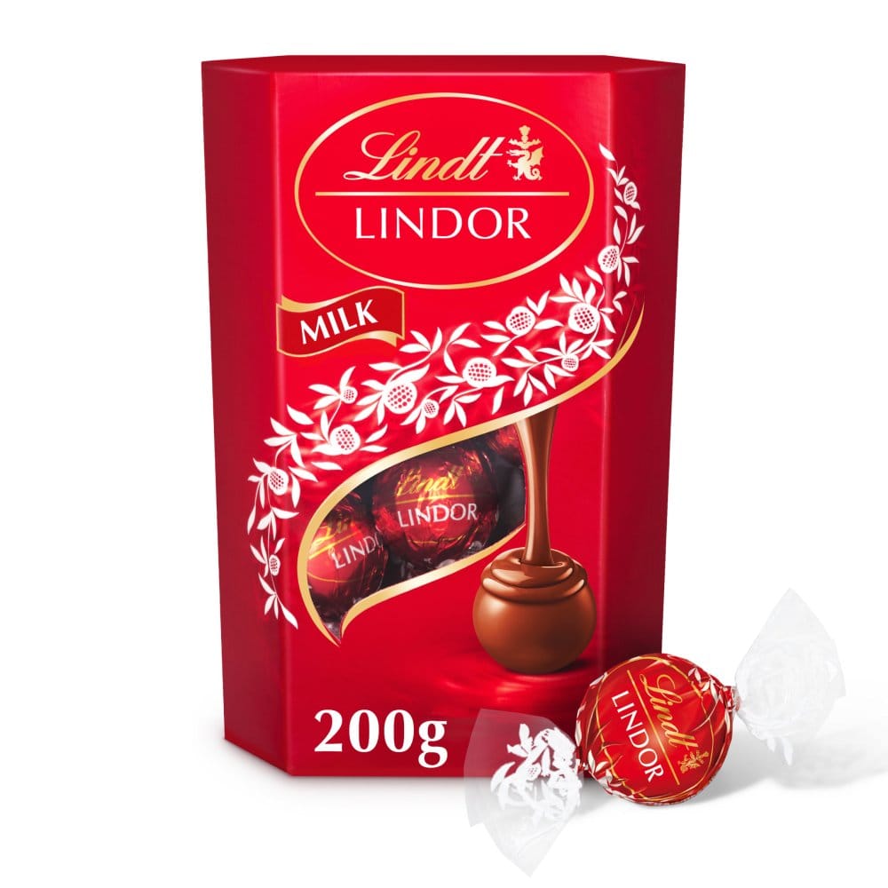Lindt Lindor Milk Chocolate Truffles Box, 200 gm