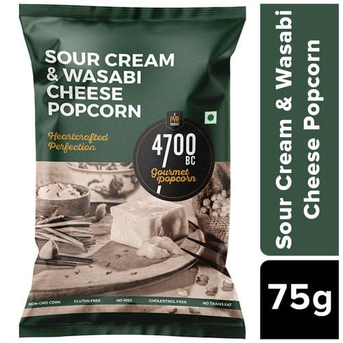 4700Bc Gourmet Popcorn - Sour Cream & Wasabi Cheese, 75 G