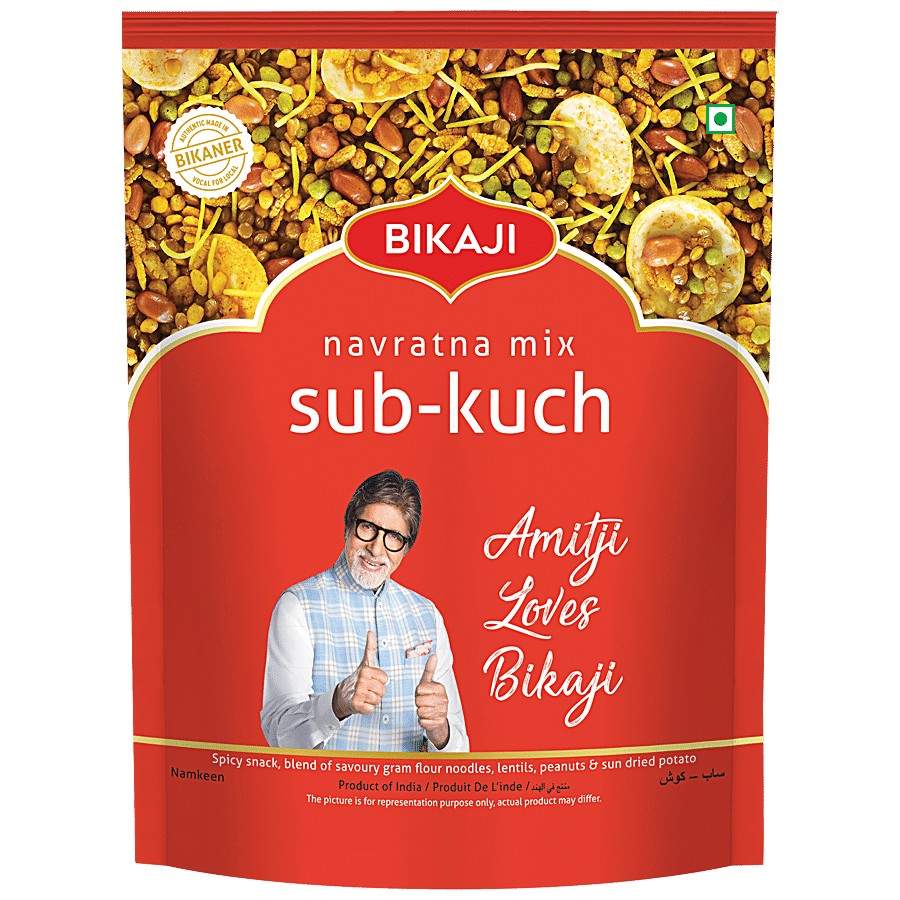 Bikaji Navarattan Mix - Sub-Kuch, Spicy, 400 G Pouch