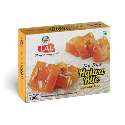 Lal Dry Fruits Halwa Bites, 200g