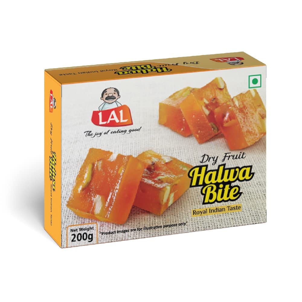 Lal Dry Fruits Halwa Bites, 200g