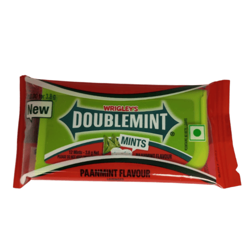 Wrigleys Doublemint - Paanmint Flavor Chewing Gum, 3.8 gm