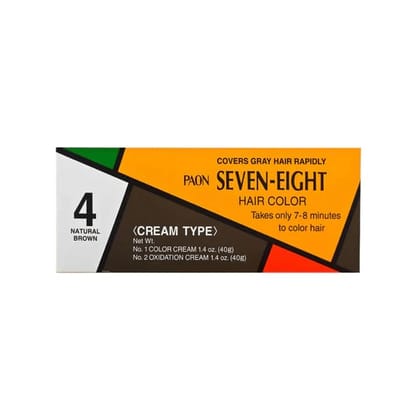 PAON Hair Color Refill, No. 4 Natural Black