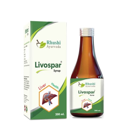 Rhushi Ayurveda Livospar Syrup – Natural Liver Detox & Protection Formula